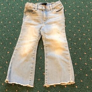 GAP Light Blue, flare,  Frayed Hem Jeans